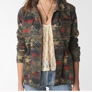 EUC L Ecote aztec tribal southwestern jacket